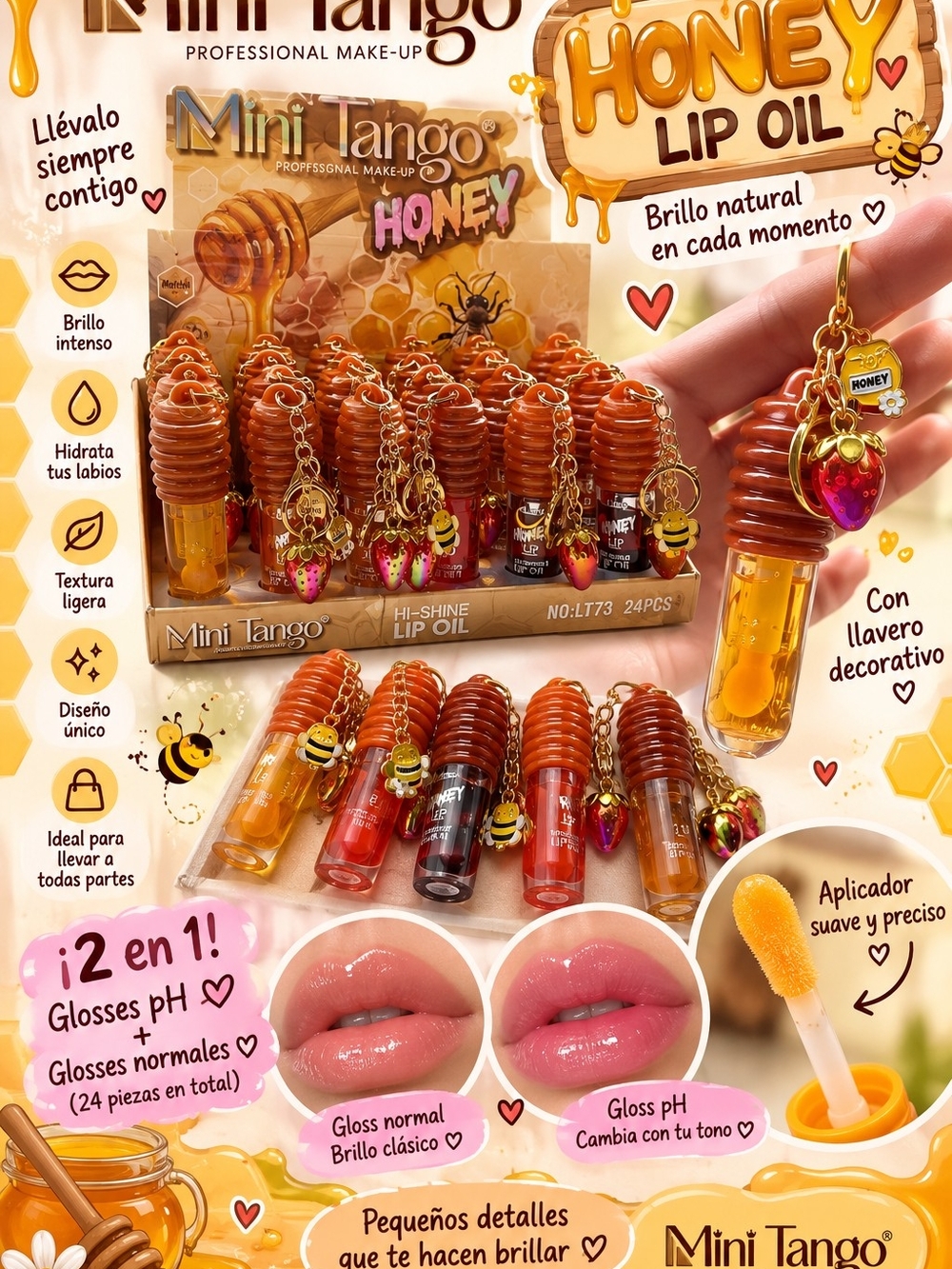 Honey Lip Oil - Brown Honey Shine